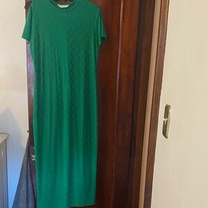 Amanda Uprichard Vibrant Green Midi Dress